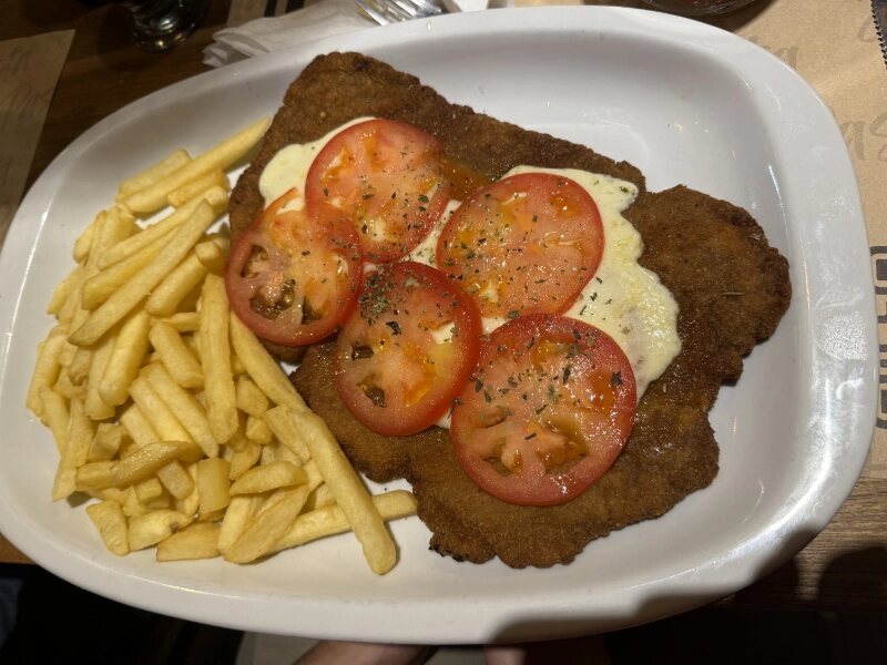 Milanesa napolitana